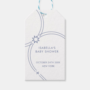 Étiquettes-cadeau Baby shower minimaliste moderne Boho Arch
