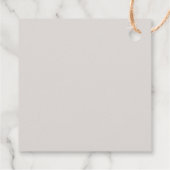 Étiquettes Cadeau Baby shower minimaliste nuage (Dos)