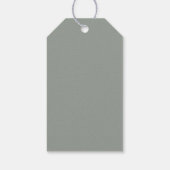 Étiquettes-cadeau Baby shower Neutral Boho Safari avec douche (Dos)