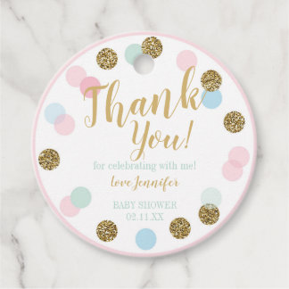 Étiquettes Cadeau Baby shower neutre Merci Favoriser Tags Garçon Fil