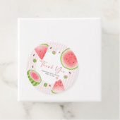 Étiquettes Cadeau Baby Shower Pastèque (En situation)