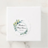 Étiquettes Cadeau Baby shower Personnaliser (En situation)