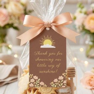 Étiquettes-cadeau Baby Shower Petit Rayon De Soleil