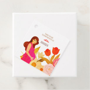 Étiquettes Cadeau Baby Shower pour future maman