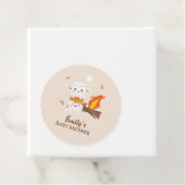 Étiquettes Cadeau Baby shower Rustic S'more Love Campfire (En situation)