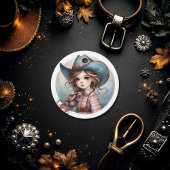 Étiquettes Cadeau Baby shower rustique de petite fille