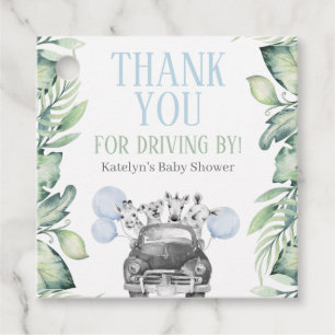 Étiquettes Cadeau Baby shower Safari Merci