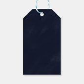 Étiquettes-cadeau Baby shower spatial externe garçon (Dos)