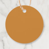 Étiquettes Cadeau Baby shower Sunshine rétro (Dos)