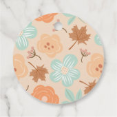 Étiquettes Cadeau Baby shower Tea Party (Dos)