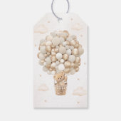 Étiquettes-cadeau Baby shower Teddy Bear (Dos)