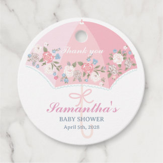Étiquettes Cadeau Baby Shower Thank you Tag