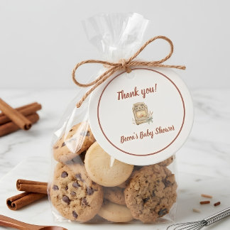 Étiquettes Cadeau Baby Shower Un Petit Pain au Four