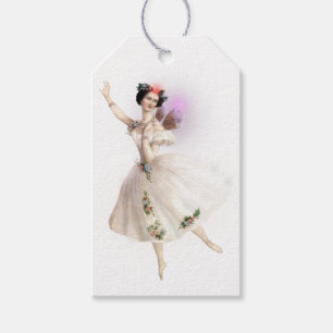 Étiquettes-cadeau Baby shower vintage à papillon brillant