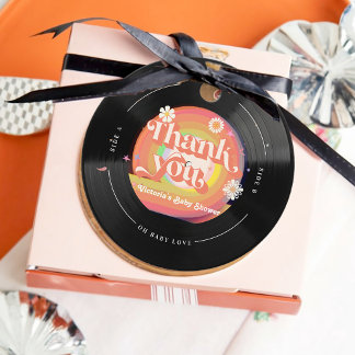 Étiquettes Cadeau Baby shower vinyle