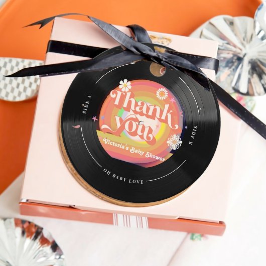 Étiquettes Cadeau Baby shower vinyle