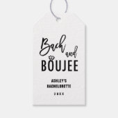 Étiquettes-cadeau Bach et Boujee Bachelorette Party Favoriser (Devant)