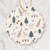 Étiquettes Cadeau Bachelorette de ski de fin de semaine Champagne Fa (Devant)