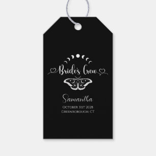 Étiquettes-cadeau Bachelorette fête céleste gothique personnalisé