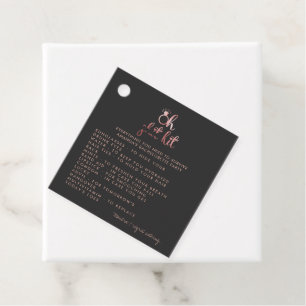 Étiquettes Cadeau Bachelorette Kit Favoriser balise