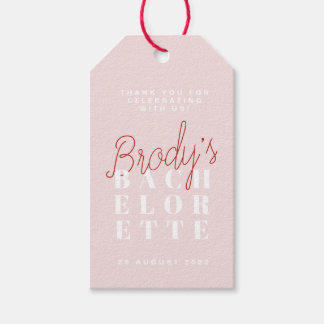 Étiquettes-cadeau Bachelorette Party - Brody