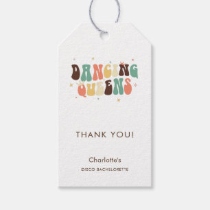 Étiquettes-cadeau Bachelorette Party Retro Disco Personnalisée