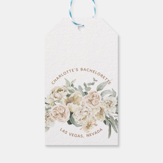 Étiquettes-cadeau Bachelorette Week-end Fête Favoriser Cadeau Person (Dos)
