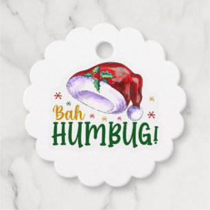 Étiquettes Cadeau Bah Humbug