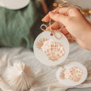 Étiquettes Cadeau Baigneuse Bohème Mariage Fête de Fiançailles