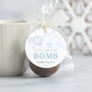 Étiquettes Cadeau Bain Bomb Baby shower en caoutchouc Canard Favoris