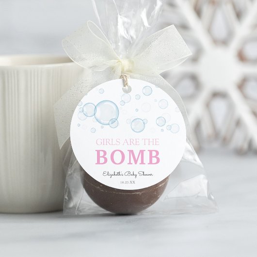 Étiquettes Cadeau Bain Bomb Baby shower en caoutchouc Canard Favoris