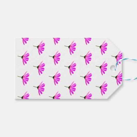 Étiquettes-cadeau Baise rose (Devant (Horizontal))