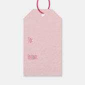 Étiquettes-cadeau Baisers de chiot gratuit Valentine Chien (Dos)