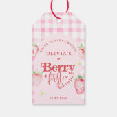 Étiquettes-cadeau Baisy mignonne fraise première photo Briquet (Dos)