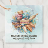 Étiquettes Cadeau Bakery Store Pastry Chef Dessert Sweets Cake Baker (Devant)