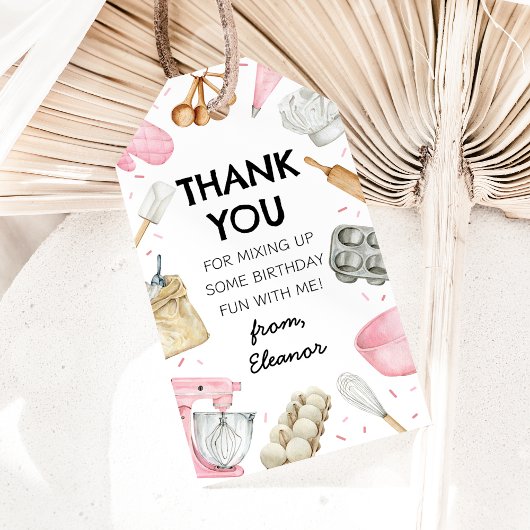 Étiquettes-cadeau Baking Cupcake Décoration fille Anniversaire Merci