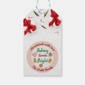 Étiquettes-cadeau Baking Spirits Bright cette fête (Dos)
