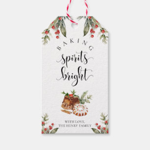 Étiquettes-cadeau Baking Spirits Bright Christmas Cadeaux Tags