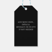 Étiquettes-cadeau Baking Spirits Bright Holiday Cookie Cute Retro (Dos)