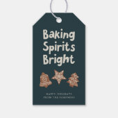 Étiquettes-cadeau Baking Spiritueux | Cookie Exchange Party (Devant)