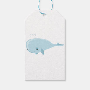 Étiquettes-cadeau baleine