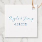 Étiquettes Cadeau Baleine bleue (Dos)