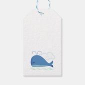 Étiquettes-cadeau Baleine détendue (Dos)