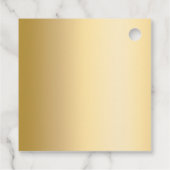 Étiquettes Cadeau Balise accroche du logo de l'entreprise de signatu (Dos)