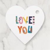 Étiquettes Cadeau Balise Aimer que vous préférez (Dos)