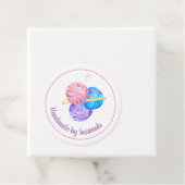 Étiquettes Cadeau Balise artisanale Crochet et fils (En situation)