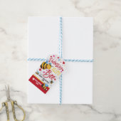 Étiquettes-cadeau Balise Bee Valentine Favor (Avec de laficelle)