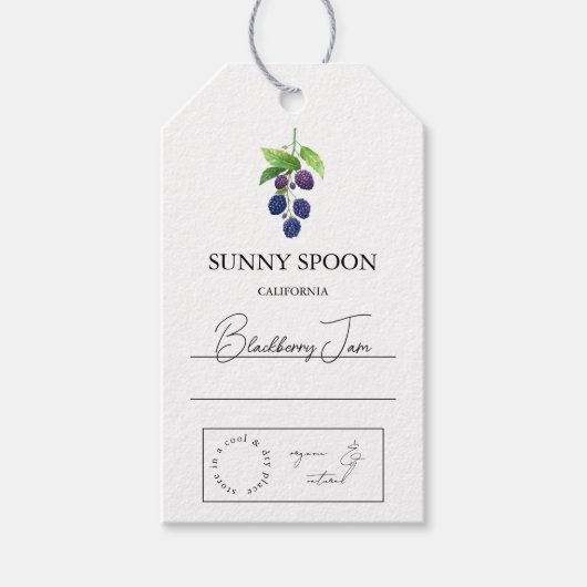 Étiquettes-cadeau Balise Blackberry Hang (Devant)