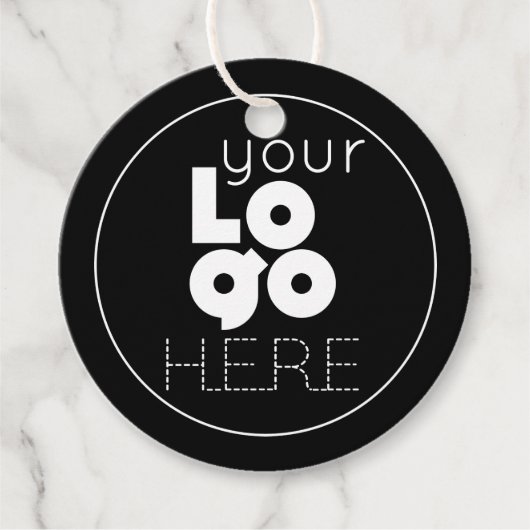 Étiquettes Cadeau Balise blanche d'ouverture de session personnalisé (Devant)