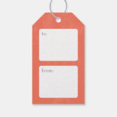 Étiquettes-cadeau Balise Blue Brown Red Bon Voyage Party Favoriser (Dos)